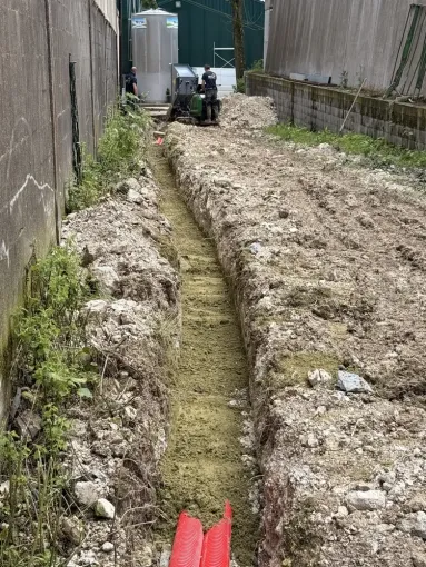 Walt Electrique assure le passage de réseaux enterrés près d'Amiens, Amiens, WALT ELECTRIQUE