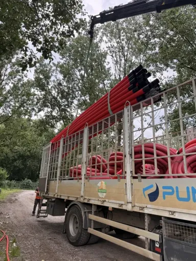 Walt Electrique intervient à proximité d'Amiens pour un réseau enterré, Amiens, WALT ELECTRIQUE