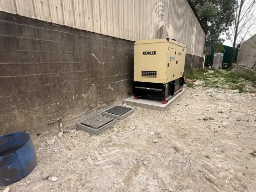 Mise en place d'un groupe électrogène près d'Amiens, Amiens, WALT ELECTRIQUE