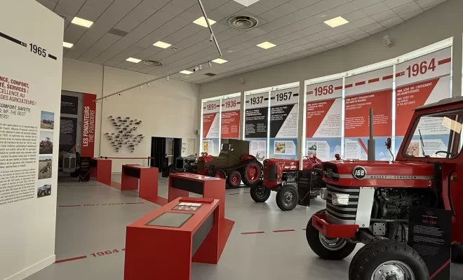WALT ELECTRIQUE éclaire le musée Massey Ferguson à Beauvais, Amiens, WALT ELECTRIQUE