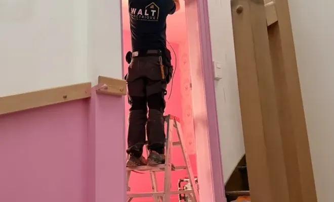 Transformation d'un ancien logement en restaurant à Amiens par Walt Electrique, Amiens, WALT ELECTRIQUE