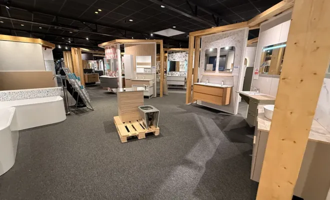 Succès du chantier au showroom Aubade-Nicodème, Amiens, WALT ELECTRIQUE