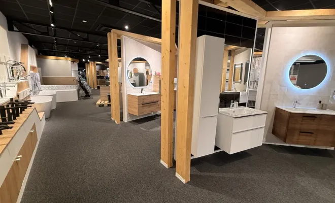 Succès du chantier au showroom Aubade-Nicodème, Amiens, WALT ELECTRIQUE