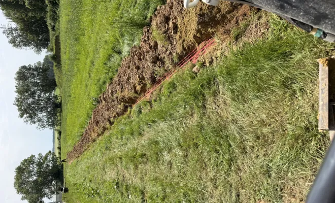 Travaux de terrassement pour maison connectée, Amiens, WALT ELECTRIQUE