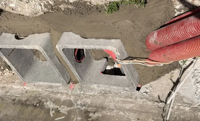 Travaux de terrassement pour maison connectée, Amiens, WALT ELECTRIQUE
