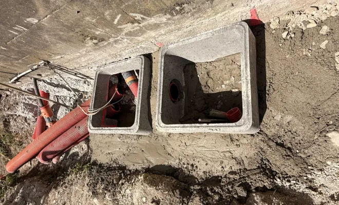 Travaux de terrassement pour maison connectée, Amiens, WALT ELECTRIQUE